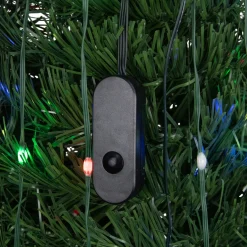 6' Green Color Changing Multiple Function Pop Up Artificial Outdoor Christmas Tree