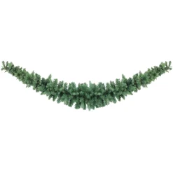 7' Green Coniferous Mixed Pine Artificial Christmas Swag - Unlit