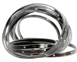 18' Green LED Outdoor Christmas Linear Tape Lighting - Black Finish