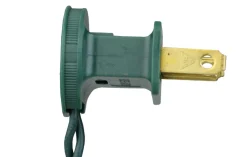 50 Green LED Wide Angle Christmas Lights, 16.25 ft Green Wire