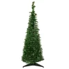 4' Green Tinsel Pop-Up Artificial Christmas Tree, Unlit