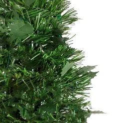 4' Green Tinsel Pop-Up Artificial Christmas Tree, Unlit