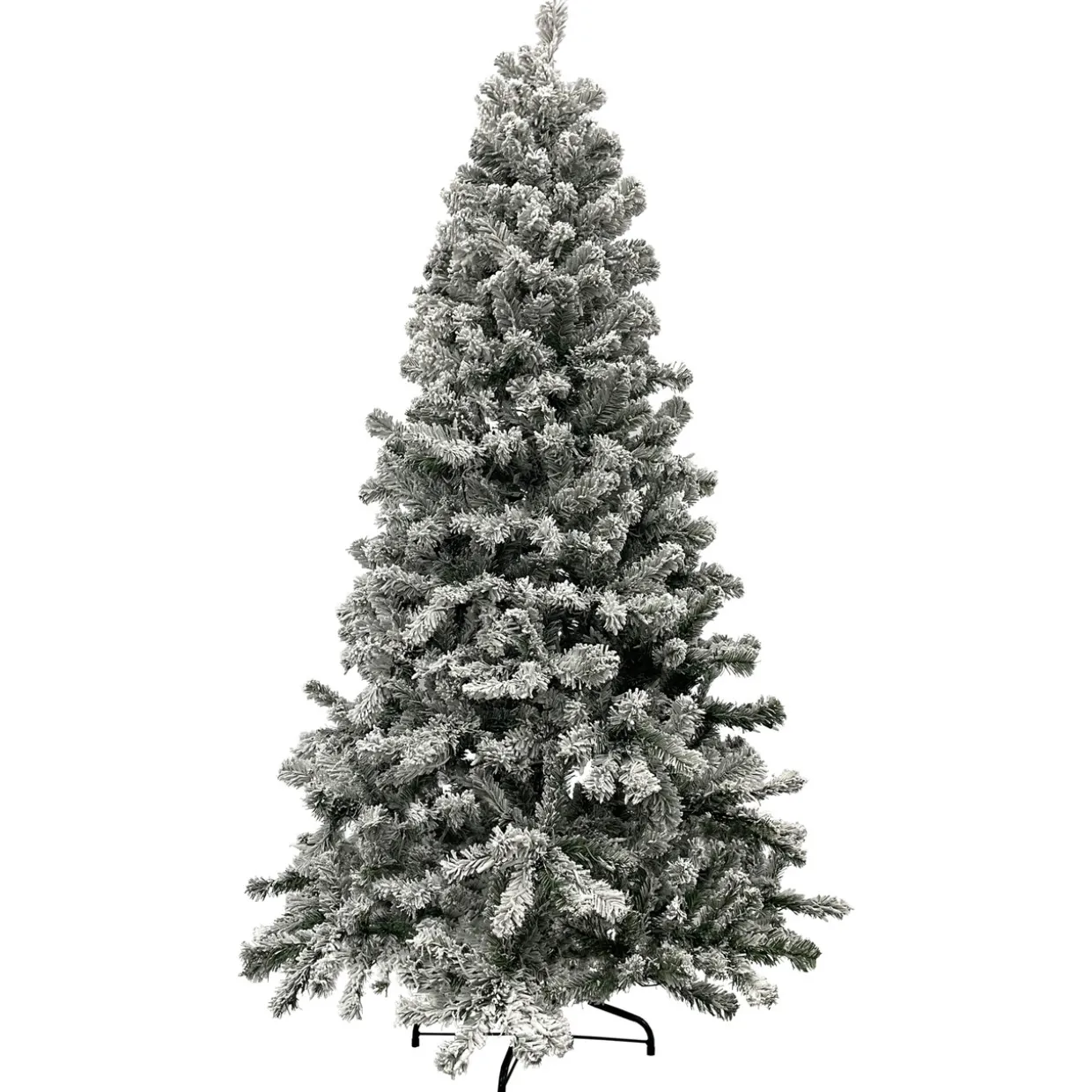 6.5' Heavily Flocked Madison Pine Artificial Christmas Tree, Unlit