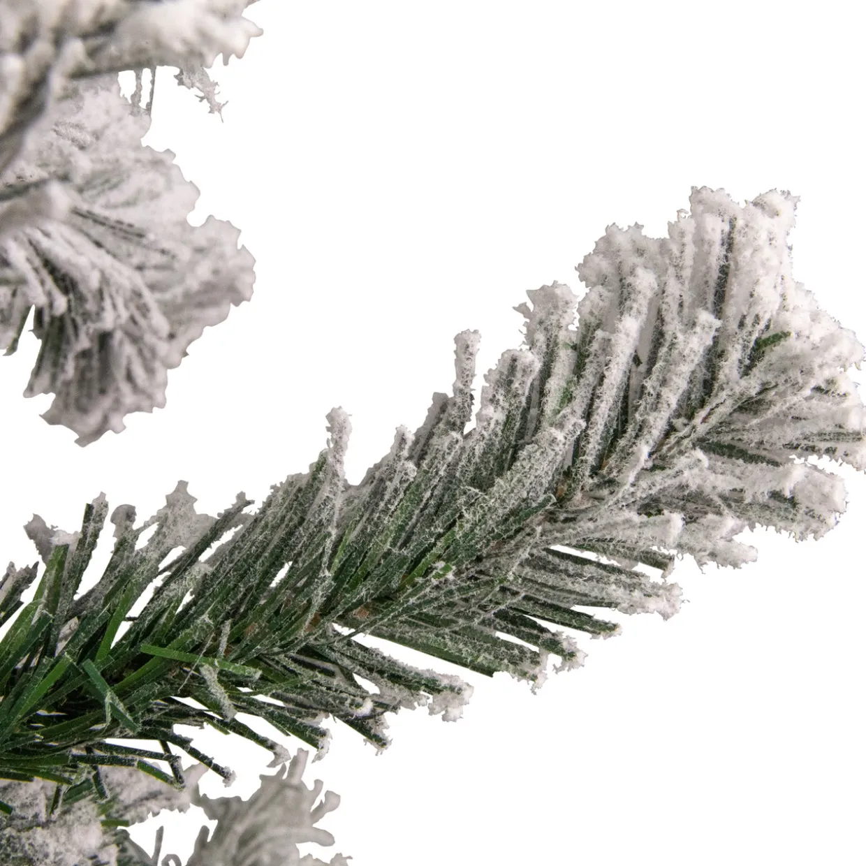 6.5' Heavily Flocked Madison Pine Artificial Christmas Tree, Unlit