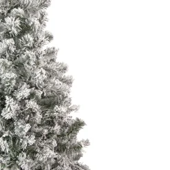 6.5' Heavily Flocked Madison Pine Artificial Christmas Tree, Unlit