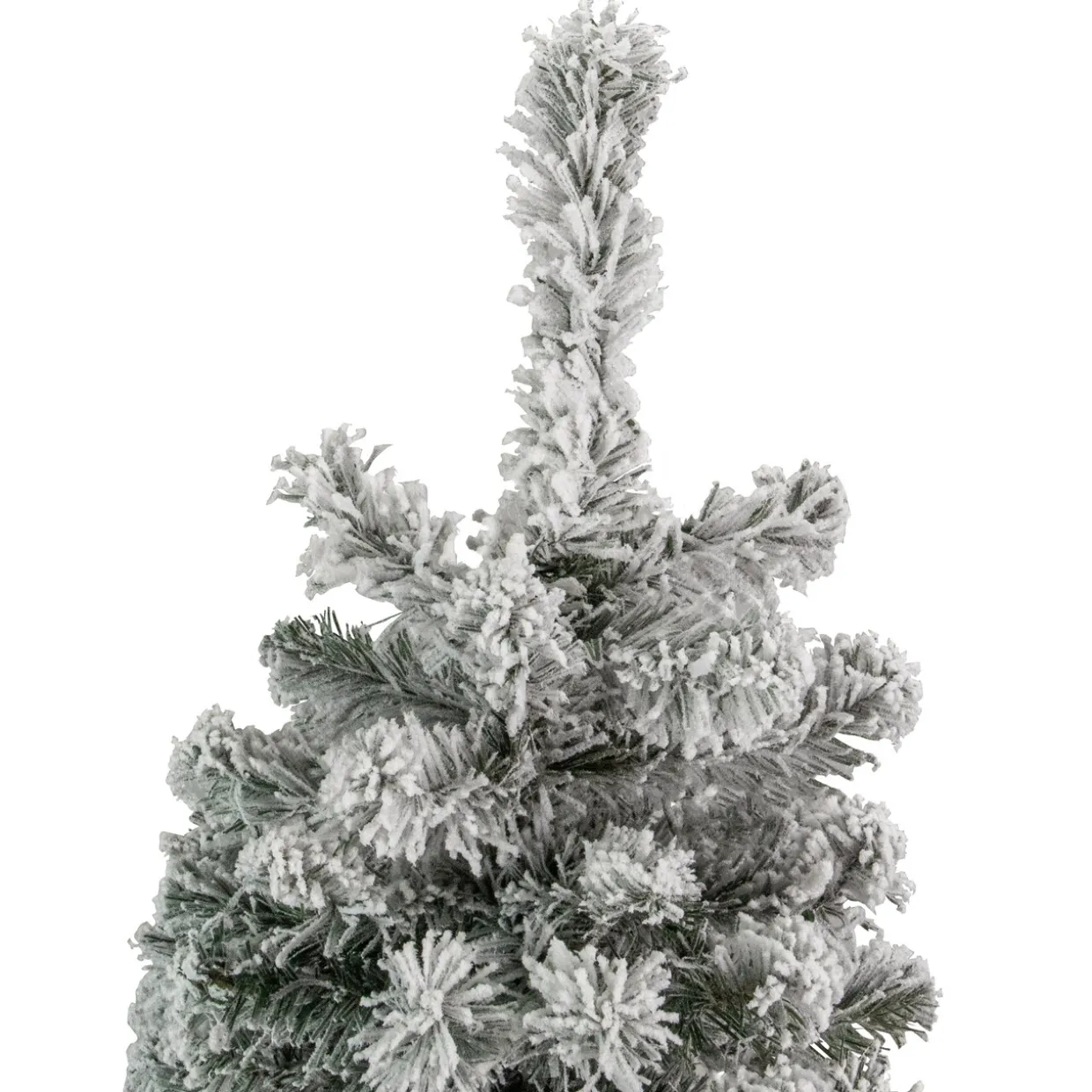 6.5' Heavily Flocked Madison Pine Artificial Christmas Tree, Unlit