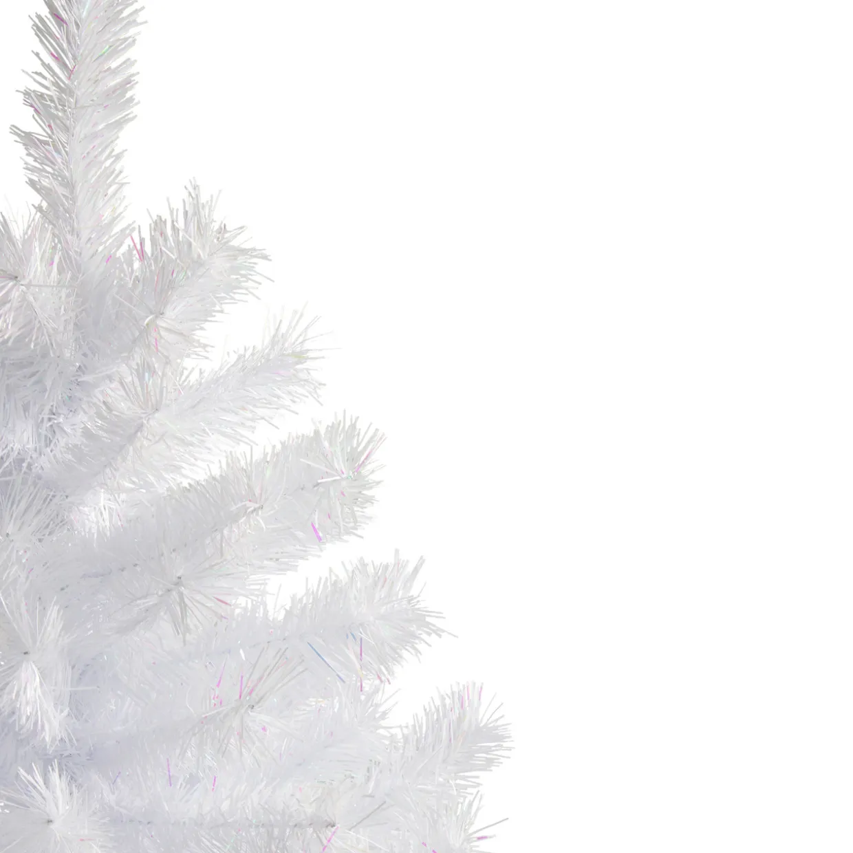 3' Icy White Iridescent Spruce Artificial Christmas Tree - Unlit