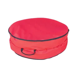 2 in 1 Red Zip Up Christmas Garland and Wreath Storage Bag