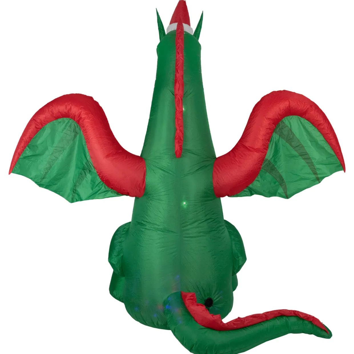 6' Inflatable LED Lighted Dragon with Gift Outdoor Christmas Decoration