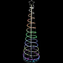 6' LED Color Changing Multiple Function Outdoor Spiral Christmas Tree