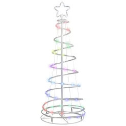 4' LED Color Changing Multiple Function Outdoor Spiral Christmas Tree