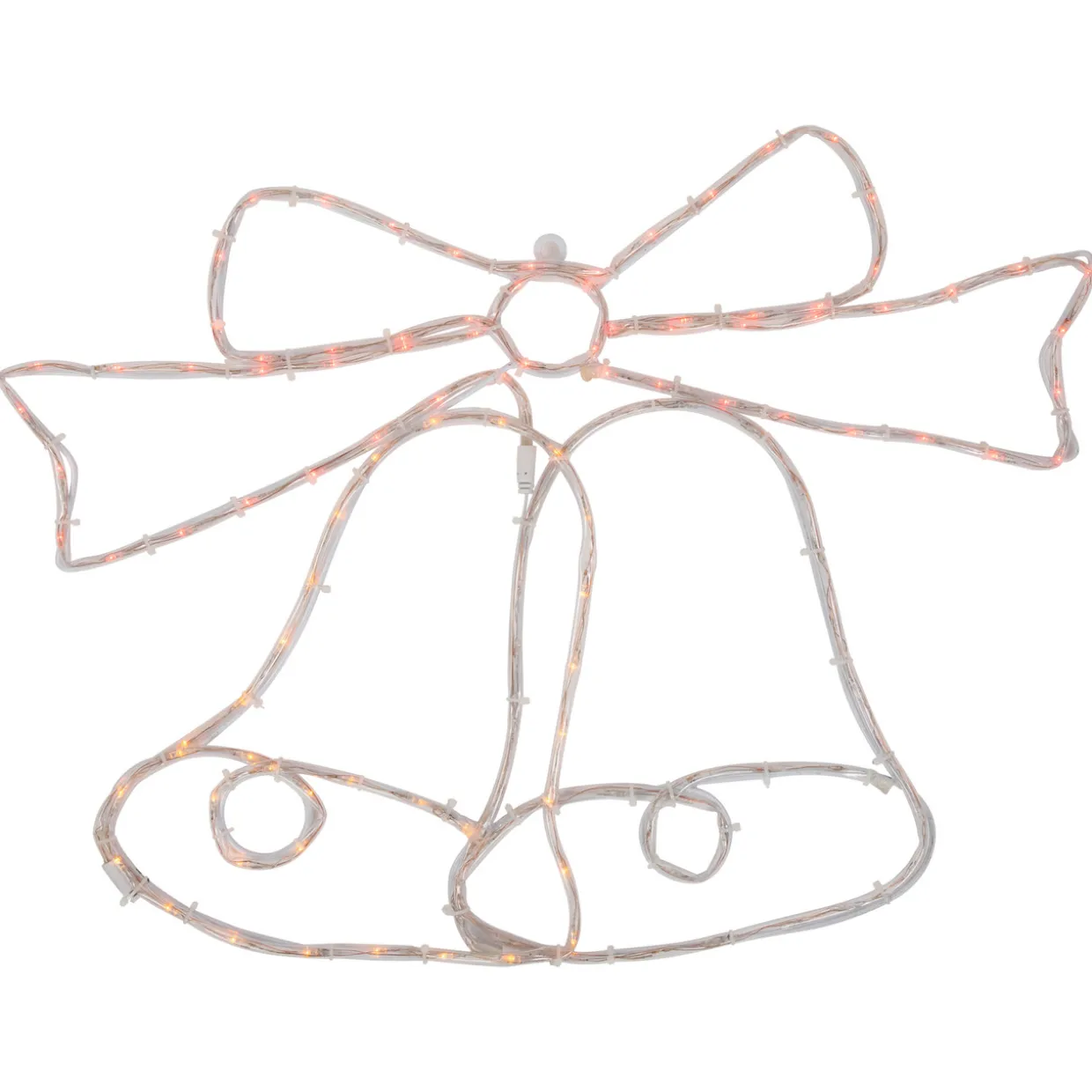 23" LED Lighted Bow 4 Function Christmas Window Silhouette