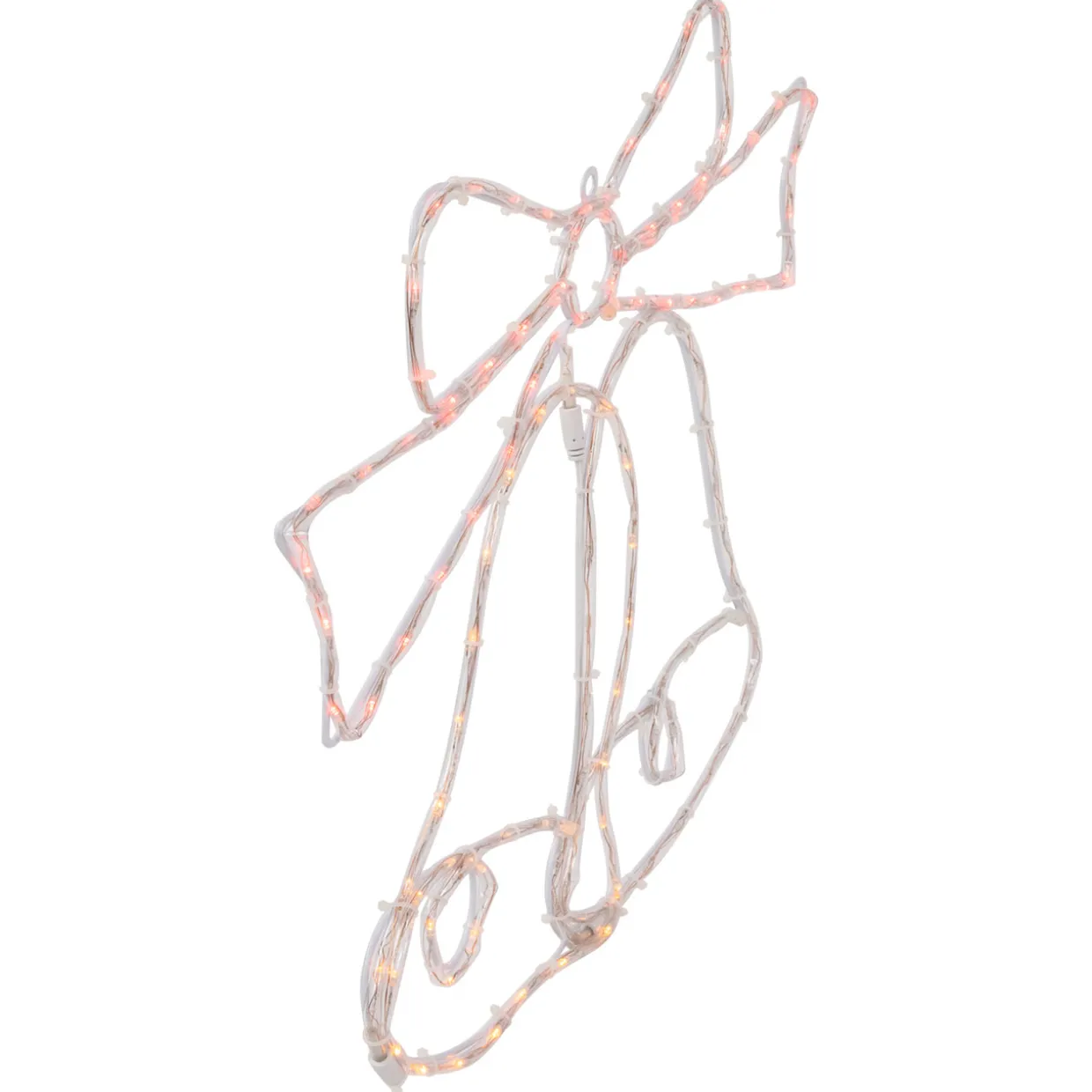 23" LED Lighted Bow 4 Function Christmas Window Silhouette