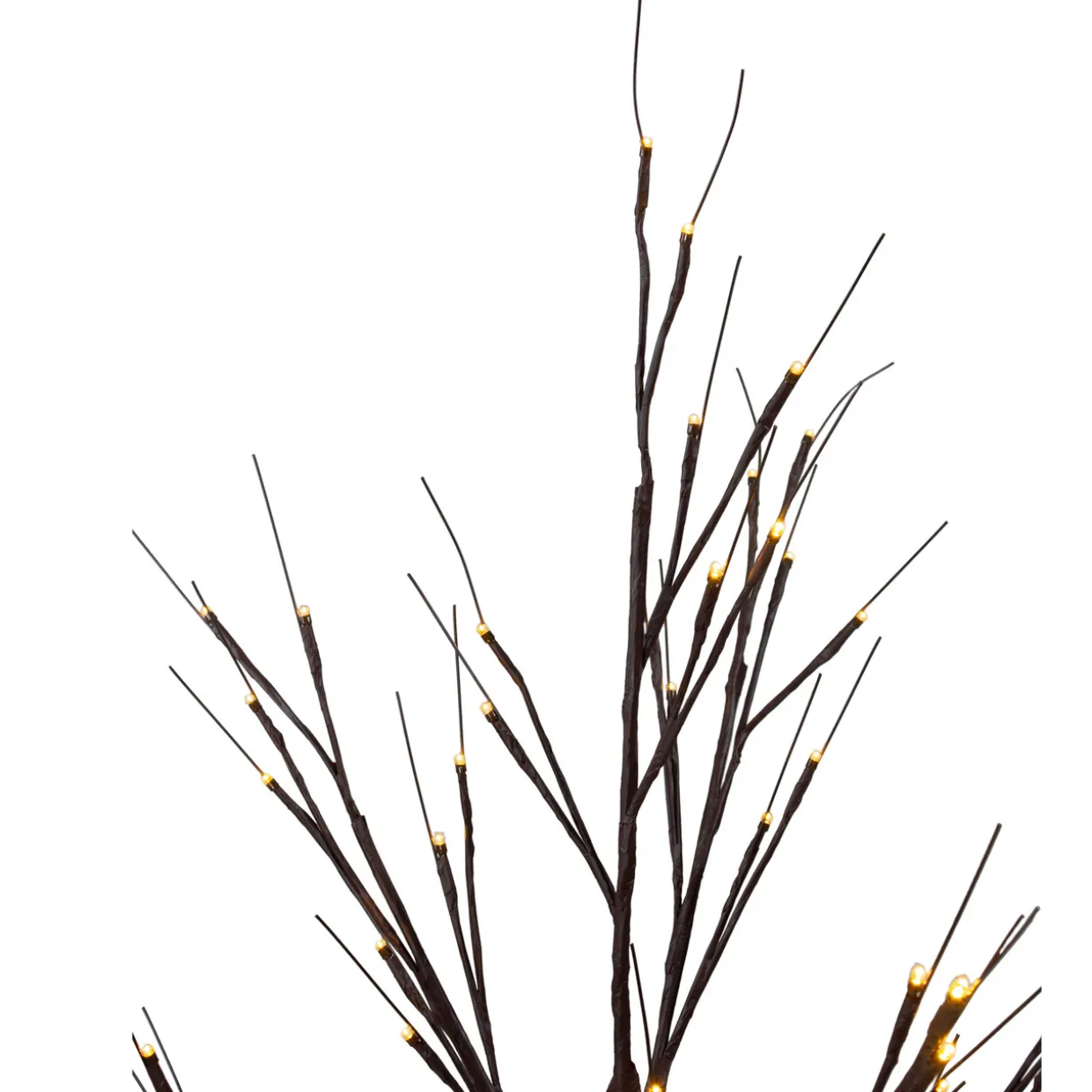 4' LED Lighted Christmas Brown Birch Twig Tree Outdoor Decoration - Warm White LIghts