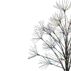 5' LED Lighted Christmas Fireworks Tree, Multi-Color Lights
