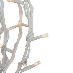 13" LED Lighted Christmas Hanging Ball Decoration – Warm White Lights