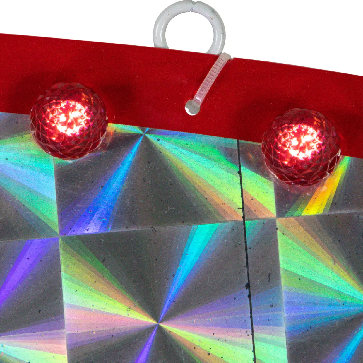 43" LED Lighted Holographic Jesus is the Reason Outdoor Christmas Sign