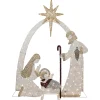41" LED Lighted Holy Family Nativity Scene Outdoor Christmas Decoration