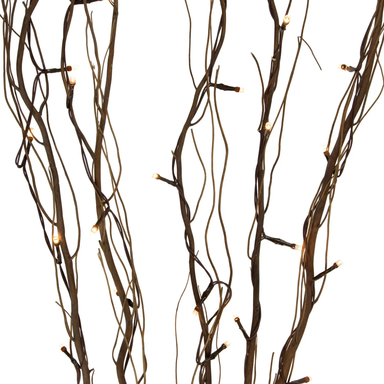 39" LED Lighted Natural Branch Bundle Christmas Decoration - Warm White Lights