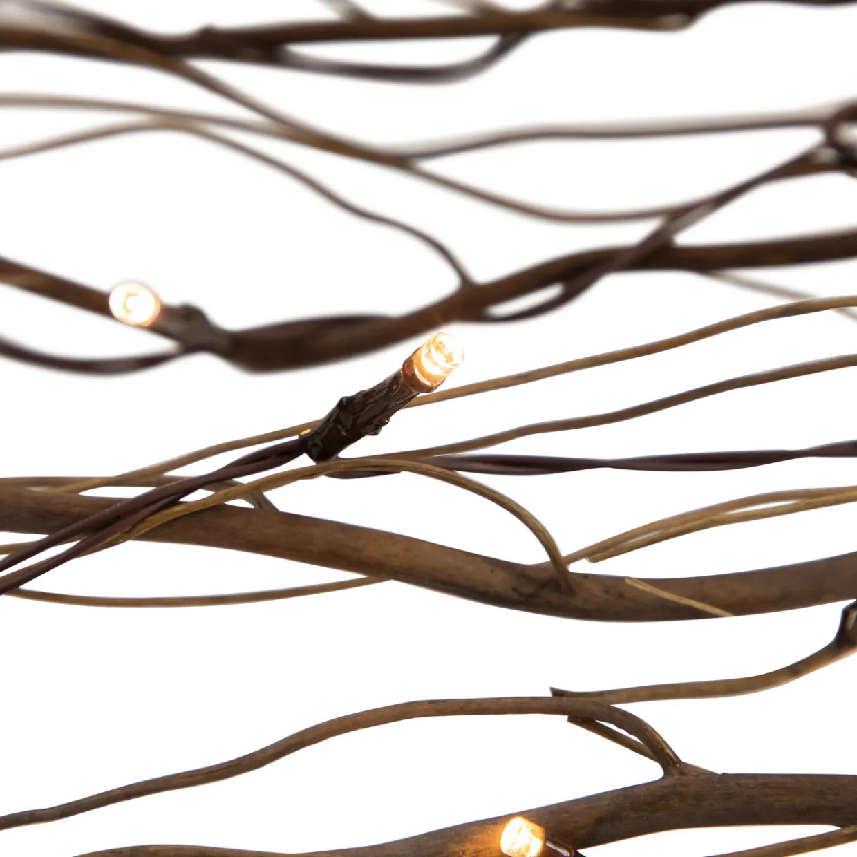 39" LED Lighted Natural Branch Bundle Christmas Decoration - Warm White Lights