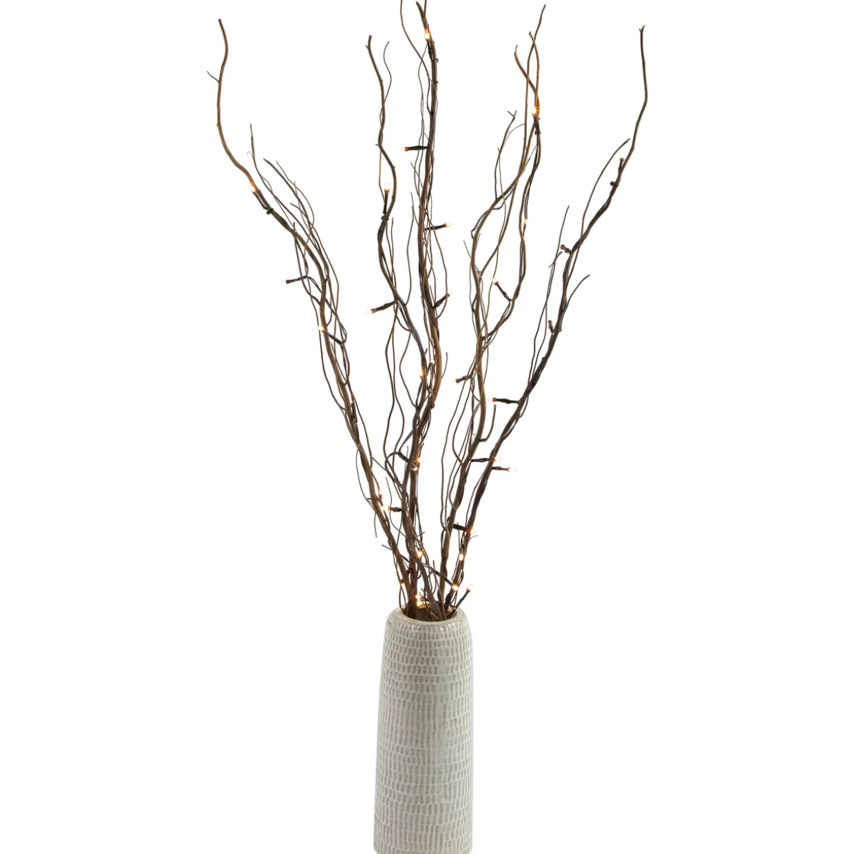 39" LED Lighted Natural Branch Bundle Christmas Decoration - Warm White Lights