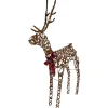 47" LED Lighted Standing Rattan Reindeer Outdoor Christmas Decoration