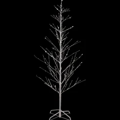 6' LED Lighted White Birch Christmas Twig Tree - Pure White Lights