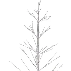 6' LED Lighted White Birch Christmas Twig Tree - Pure White Lights