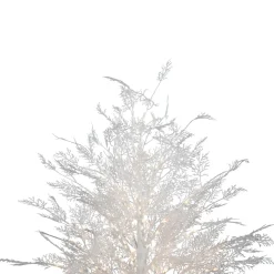 5' LED Lighted White Lace Artificial Christmas Tree - Warm White Lights