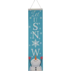 43" Let it Snow Christmas Wall Sign
