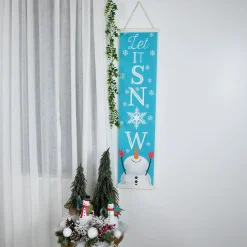 43" Let it Snow Christmas Wall Sign