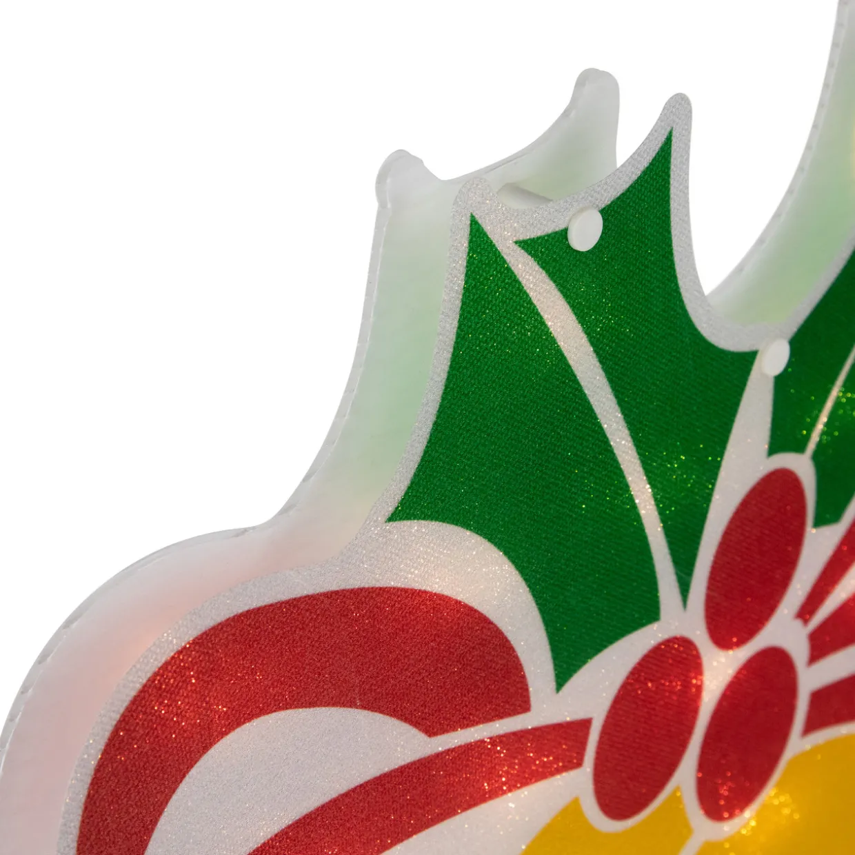 19" Lighted Christmas Bells Window Silhouette