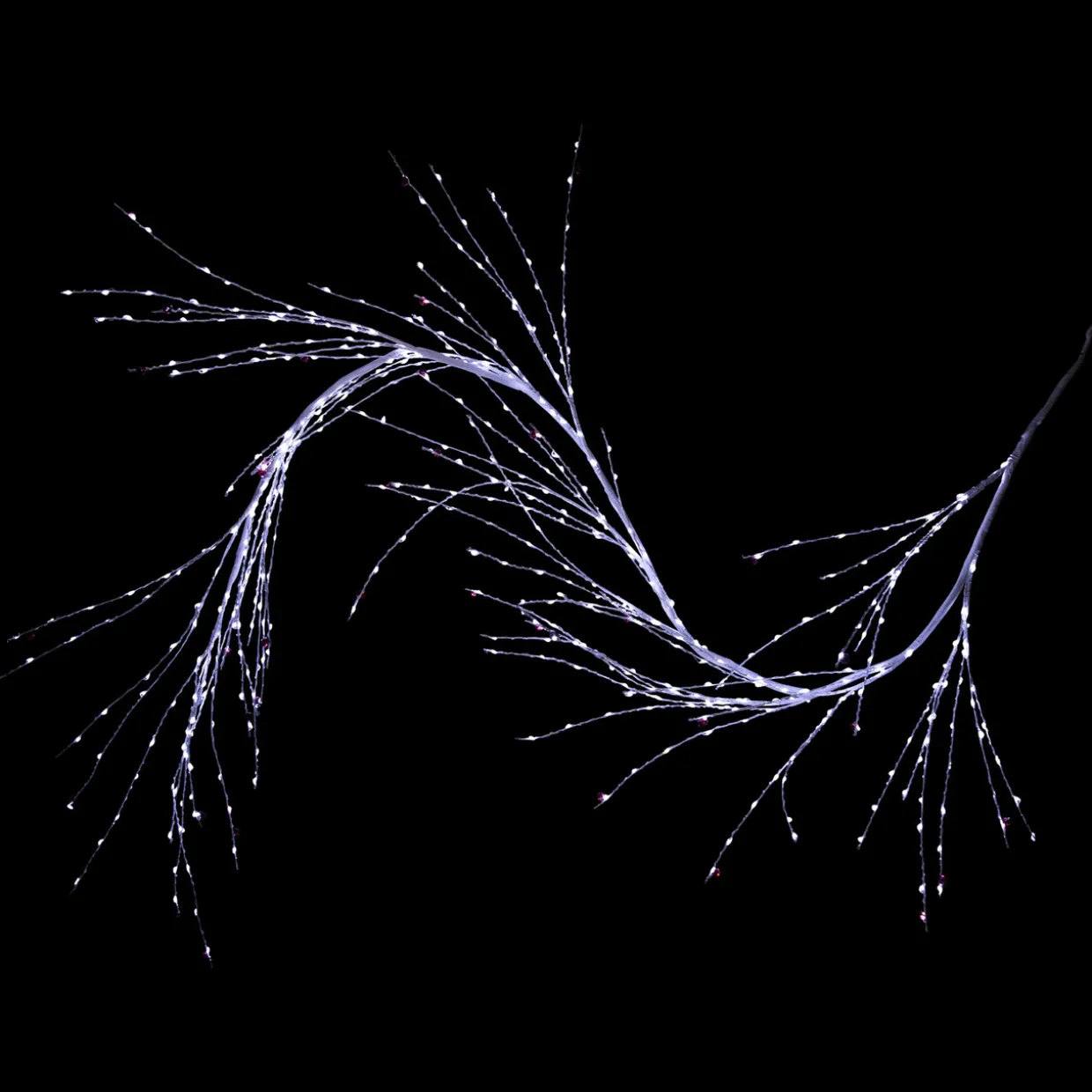 6' Lighted Christmas Garland with Jingle Bells - Cool White Lights