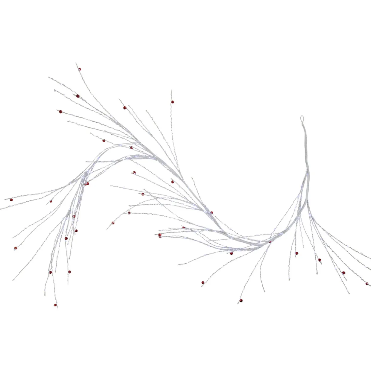 6' Lighted Christmas Garland with Jingle Bells - Cool White Lights