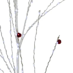 6' Lighted Christmas Garland with Jingle Bells - Cool White Lights