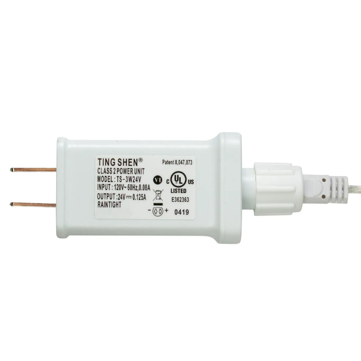 9.5" Lighted Clear Twinkling 5-Point Star Christmas Tree Topper - Clear White LED Lights