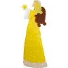 72" Lighted 2D Yellow Chenille Angel Outdoor Christmas Decoration