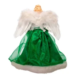 16" Lighted Irish Angel Christmas Tree Topper