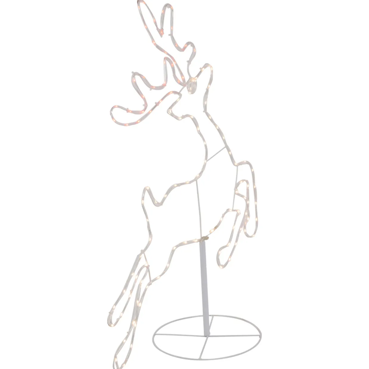 36" Lighted Running Reindeer Silhouette Outdoor Christmas Decor