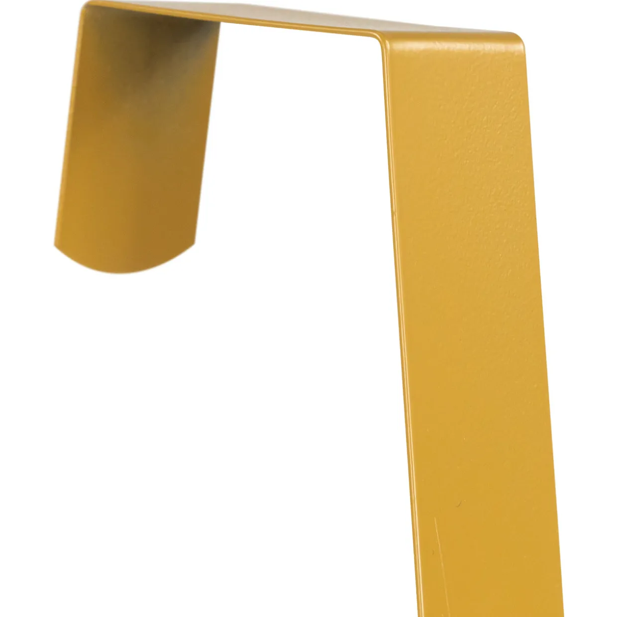 14" Matte Gold Over the Door Christmas Iron Wreath Hanger