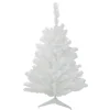 2' Medium Snow White Pine Artificial Christmas Tree - Unlit