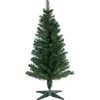 4' Multi-Color Fiber Optic Pine Christmas Tree