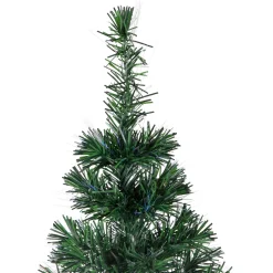 6' Multi-Color Fiber Optic Pine Christmas Tree