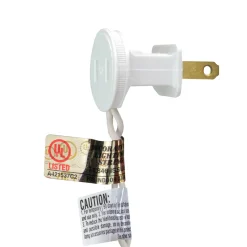 20 Multi-Color Santa Claus LED Novelty Christmas Lights - 10 ft White Wire