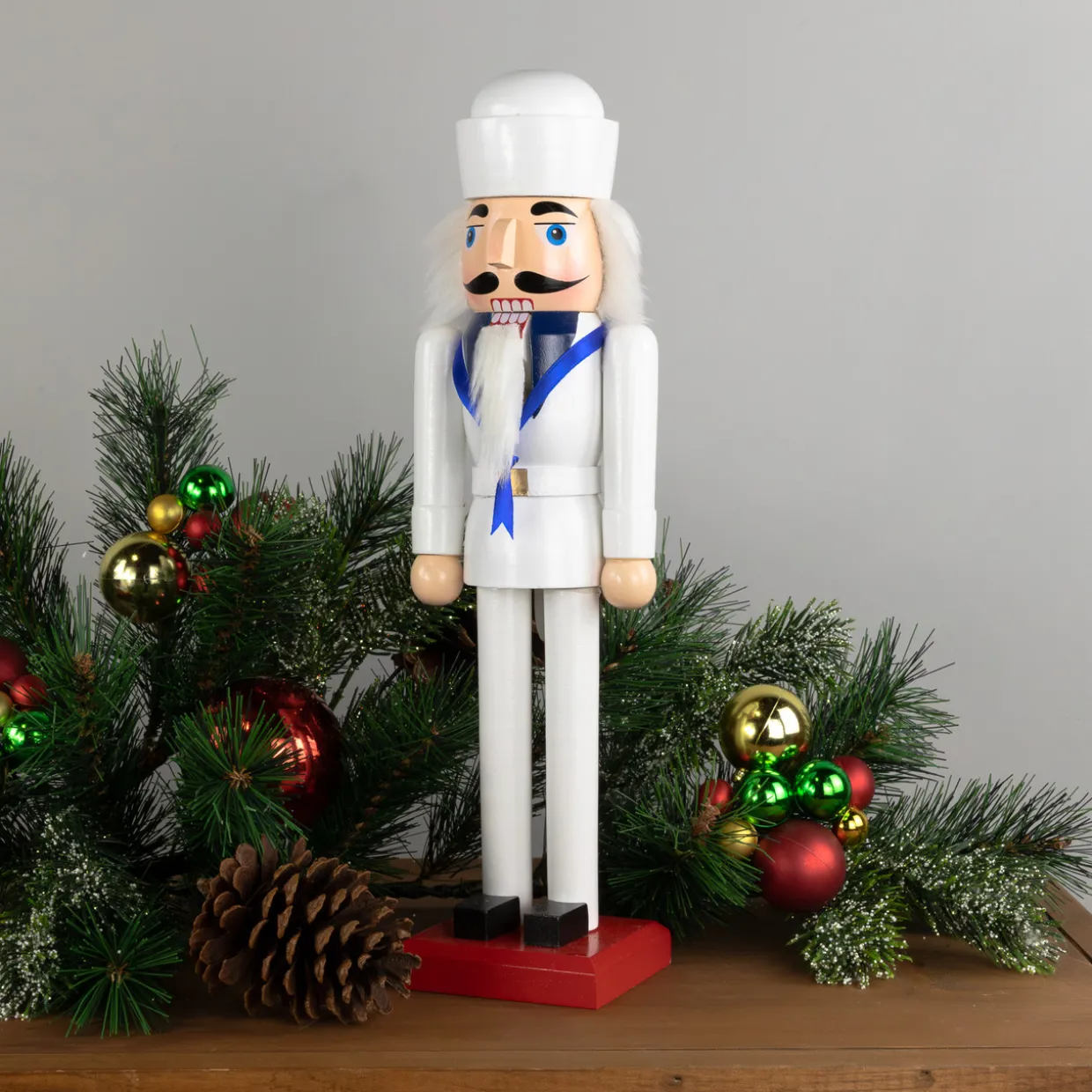 14" Navy Sailor Military Christmas Nutcracker