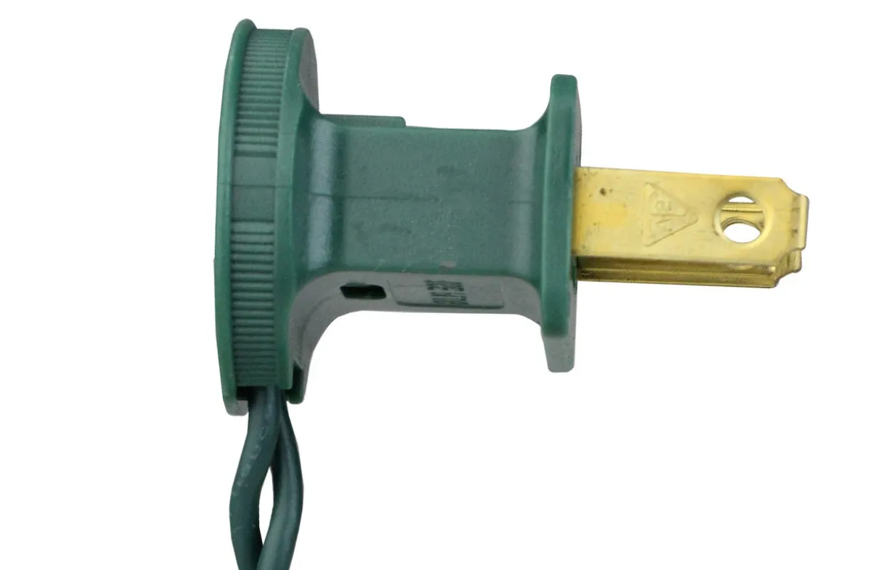 50 Orange LED Wide Angle Christmas Lights - 16.25 ft Green Wire