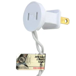 50 Orange LED Wide Angle Christmas Lights - 16.25 ft White Wire