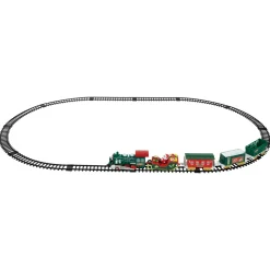 30 Pc Battery Operated Lighted and Animated Classic Christmas Train Set with Music