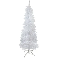 6' Pencil White Spruce Artificial Christmas Tree - Unlit
