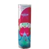 24" Pink and Blue Bashful Snowman LED Color Changing Light Christmas Lantern